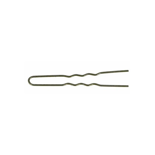 Boite de 500 gr pinces ondulées bronze 7 cm