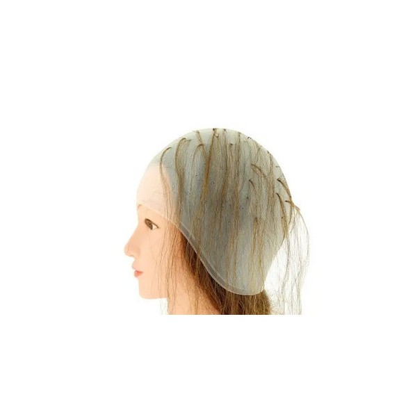 Bonnet mèche silicone pré-percé