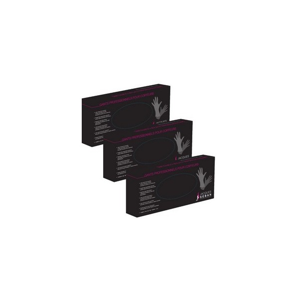 Boite de 20 Gants latex Noirs
