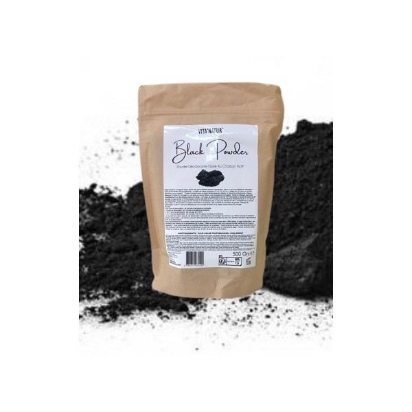 Poudre Décolorante au charbon actif 9 + 2 tons 500gr