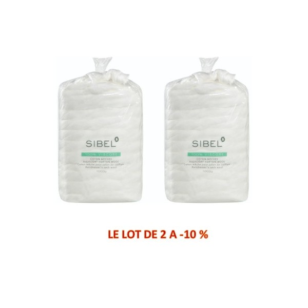 Cotons Mèches - 100 % coton - 1 Kg Lot de 2
