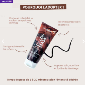 Color Mask brun chocolat 200 ml