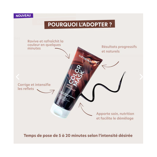 Color Mask brun chocolat 200 ml