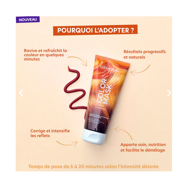 Color Mask cuivré caramel 200 ml