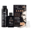 Men's care cheveux et barbe noir
