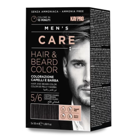 Men's care cheveux et barbe chatain clair