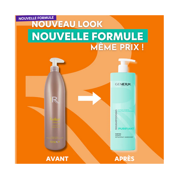 2+1 Shampooing purifiant - detox- 1000 ml