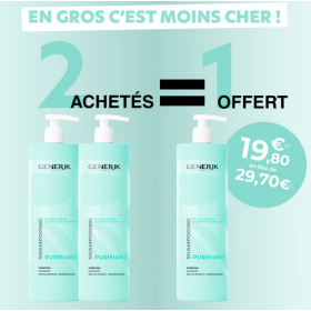 2+1 Shampooing purifiant - detox- 1000 ml