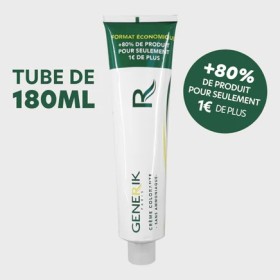 Tube Coloration Crème Generik sans ammoniaque - FORMAT ECO 180ml