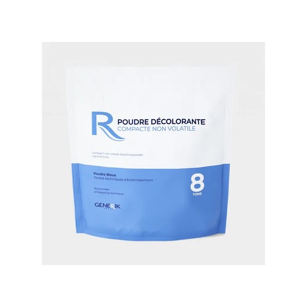 Poudre Décolorante Professionnelle Bleue 8 TONS – 500g