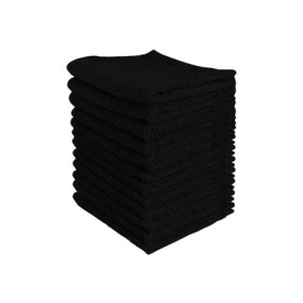Serviette Noire éponge - unité