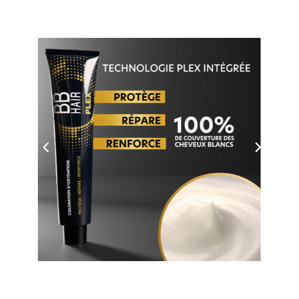 Tube Coloration BBHAIR PLEX Sans Ammoniaque - 100ml