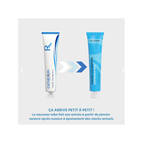 Tube Coloration Crème Generik - 100ml