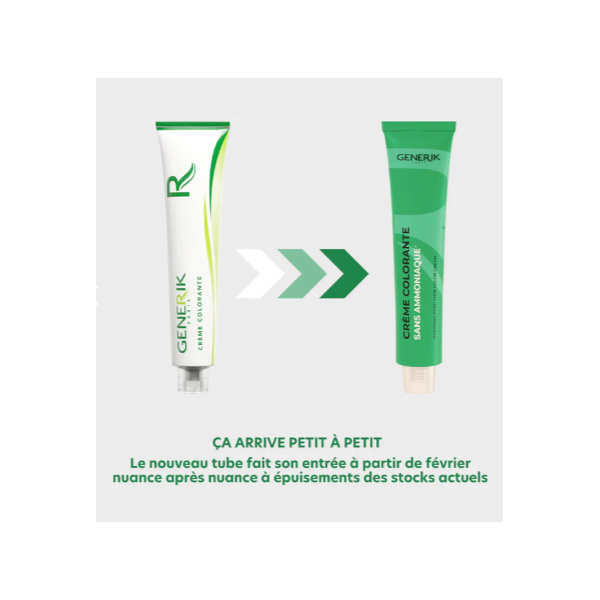 Tube Crème colorante sans ammoniaque 100 ml